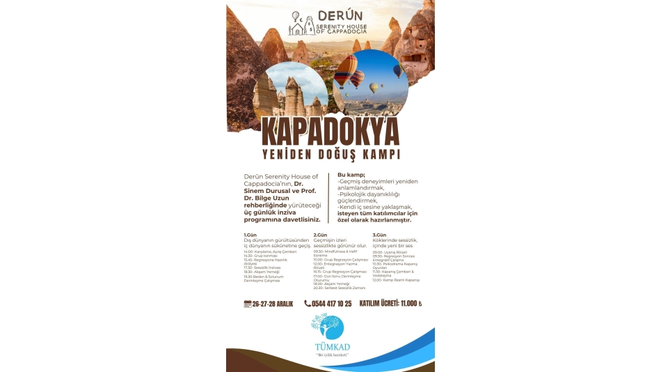 Kapadokya Yeniden Doğuş Kampı