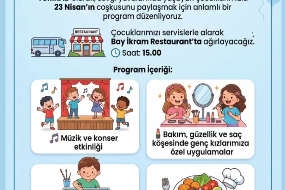 23 Nisan Programımızı Gerçekleştirdik